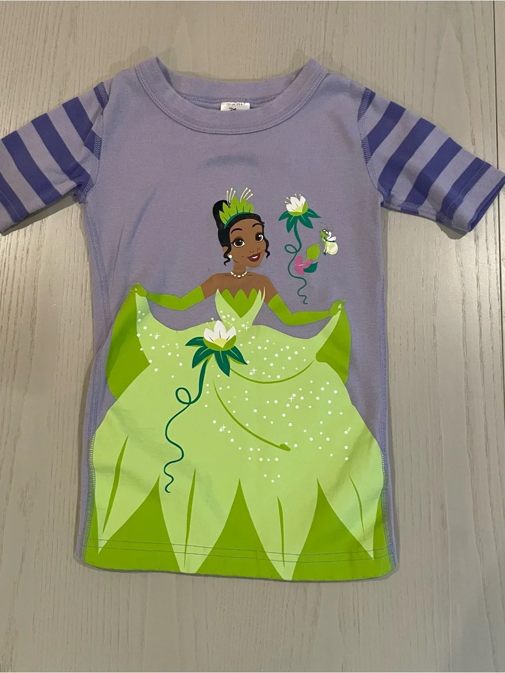 Hanna Andersson Disney Tiana Princess Frog HannaJams Pajama Set - Size 6-7
